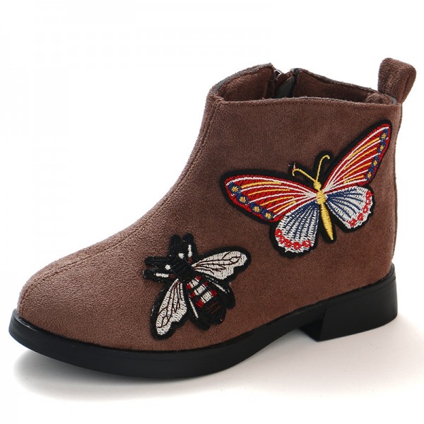 Foreign trade children's shoes autumn and winter 2019 new children's single boots Korean fashion girl's short boots
