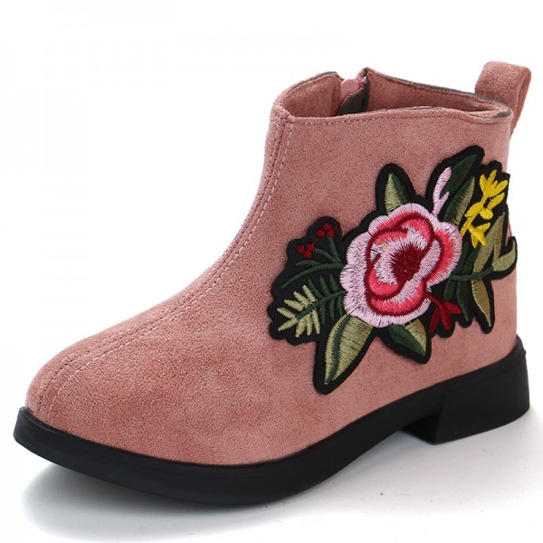 Foreign trade children's boots autumn and winter 2019 new children's boots cartoon girl's low tube single boots