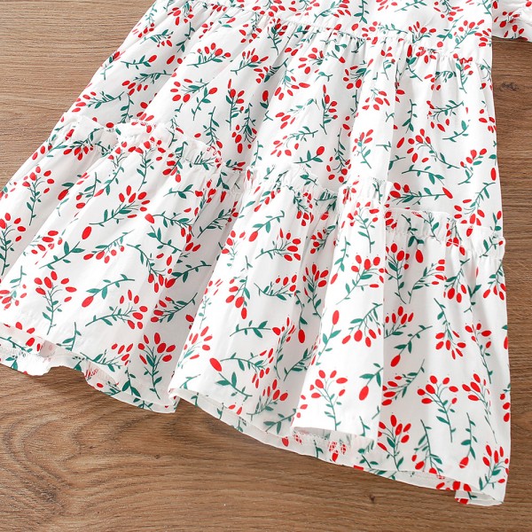 EW foreign trade children's wear 2021 summer new girls' Korean style Lapel floral dress q672