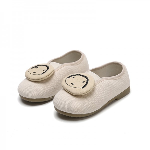 Girls' soft soled breathable casual shoes new Korean children's primary school students' lovely canvas shoes in spring 2020