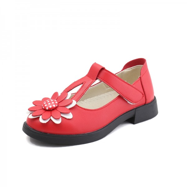 Foreign trade children's shoes princess shoes girl's single shoes spring and autumn 2020 new bean shoes children's shoes