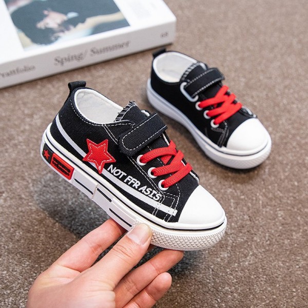 Children's canvas shoes 2021 spring new girl's shoes: leisure shoes for children and sports shoes for boys