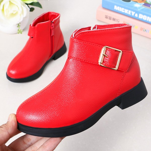 Girls' short boots foreign trade children's shoes ...