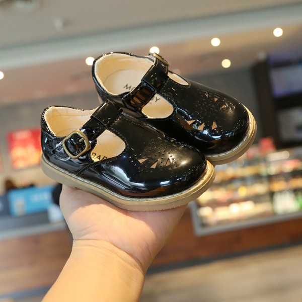 2021 spring new Korean children's shoes Girls Princess shoes fashion children's soft sole single shoes