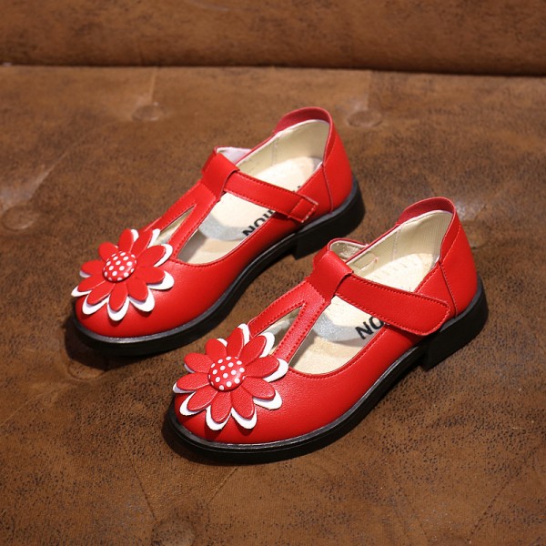 Foreign trade children's shoes princess shoes girl's single shoes spring and autumn 2020 new bean shoes children's shoes