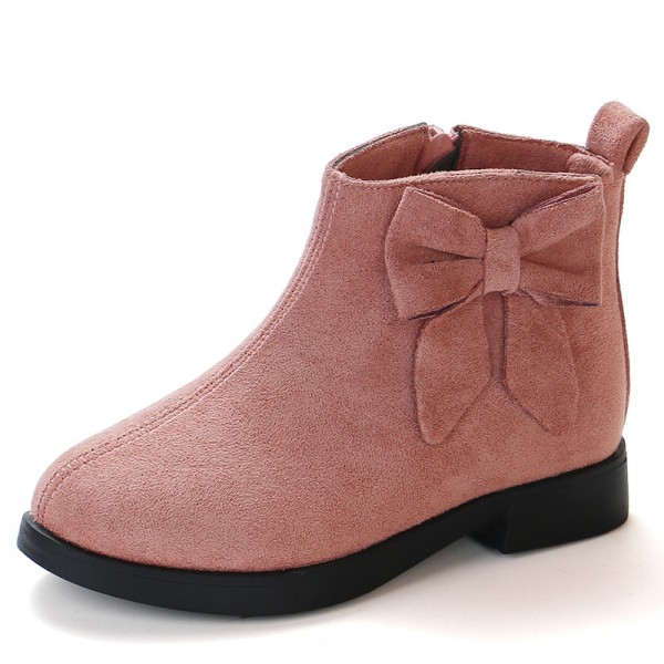 Foreign trade children's boots autumn and winter 2019 new children's boots cartoon girl's low tube single boots