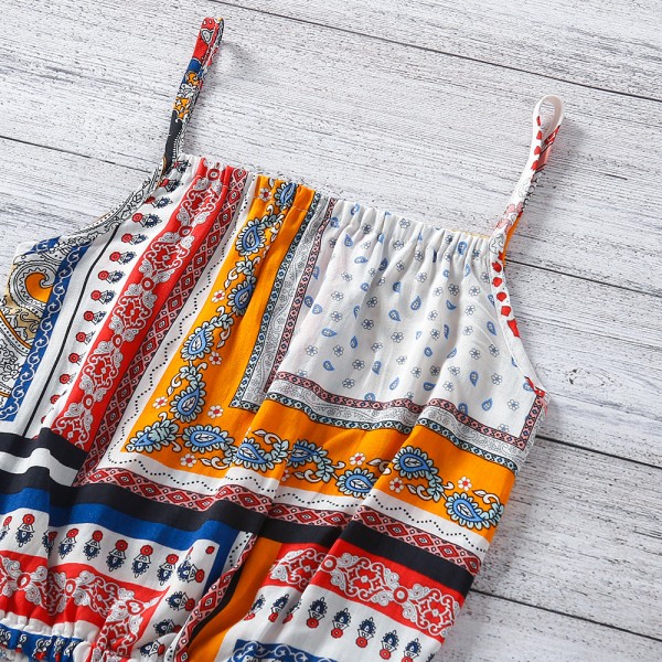 EW foreign trade children's clothing 2021 summer new baby girl pattern sling set cute two piece set tz81-2