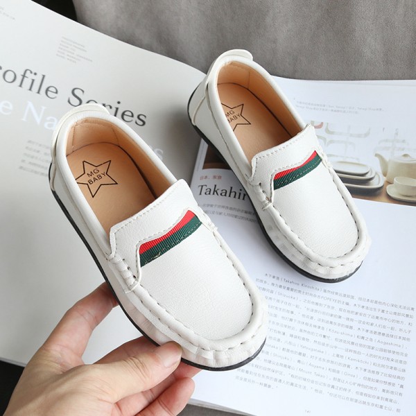 2021 new girls' one foot cloth shoes children spring and autumn summer bean shoes Korean Board Shoes Boys' baby casual shoes