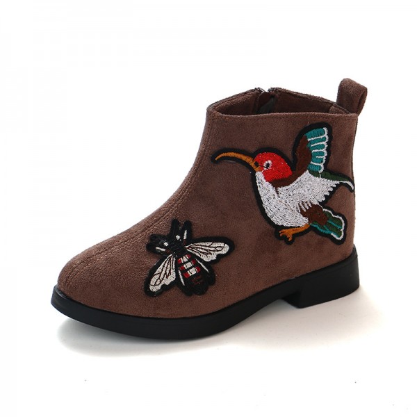 Foreign trade children's shoes autumn and winter 2019 new children's single boots Korean fashion girl's short boots