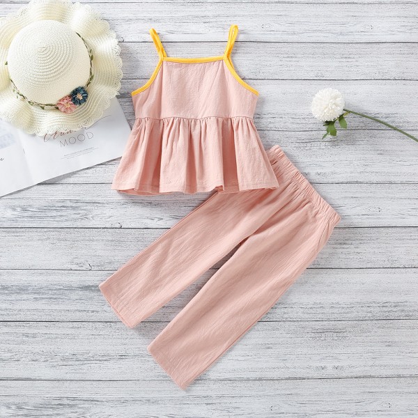 EW foreign trade children's summer new suit 2021 g...