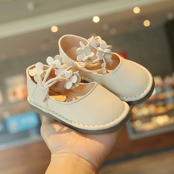 2021 new children's spring single shoes Korean baby fashion shoes casual shoes little girl soft sole princess shoes