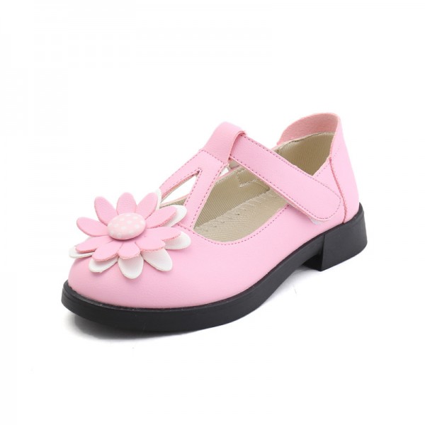 Foreign trade children's shoes princess shoes girl's single shoes spring and autumn 2020 new bean shoes children's shoes