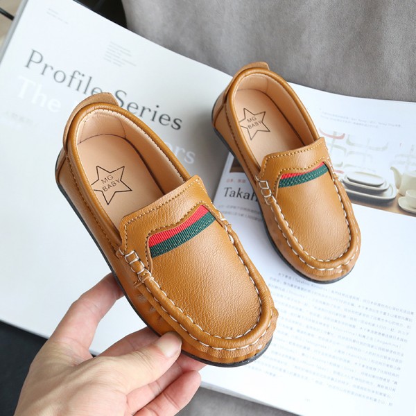 2021 new girls' one foot cloth shoes children spring and autumn summer bean shoes Korean Board Shoes Boys' baby casual shoes