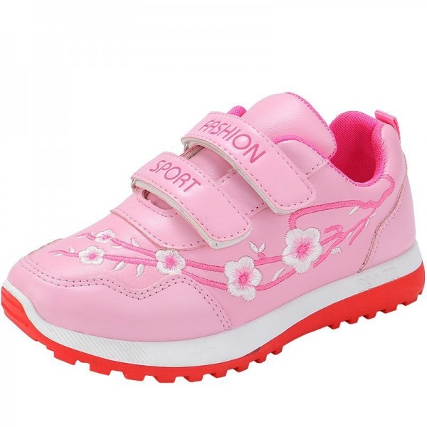 Spot autumn 2020 neutral artificial leather cute children's sports shoes Velcro waterproof children's shoes origin source