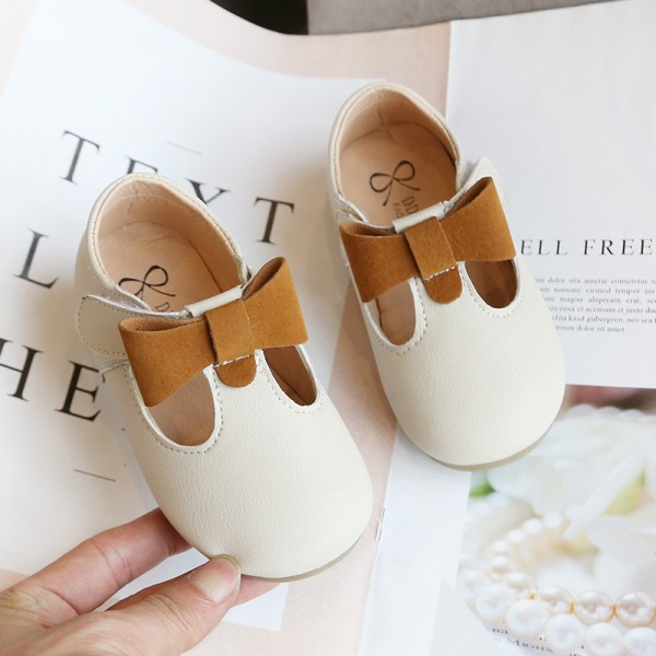 Children's princess shoes spring and summer new children's shoes Bow Shoes Women's Korean children's leisure