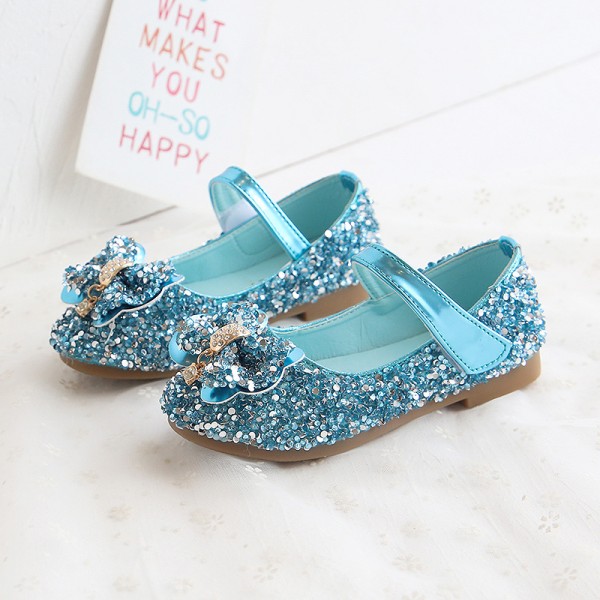 Girls' shoes 2020 new spring and summer fashion children's bow princess shoes