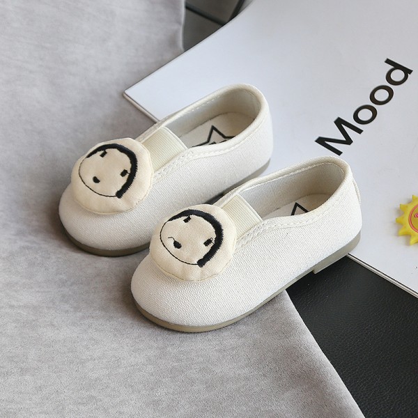 Girls' soft soled breathable casual shoes new Korean children's primary school students' lovely canvas shoes in spring 2020