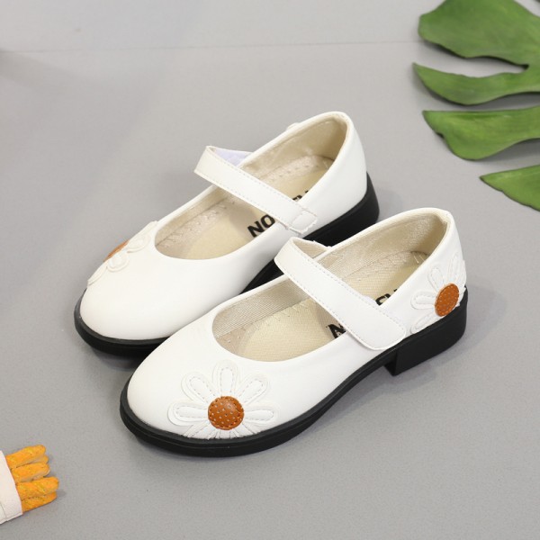 Princess shoes girl's single shoes spring and autumn 2020 new children's versatile Doudou shoes