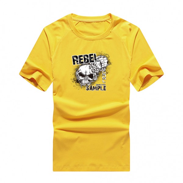 DIY custom summer men's T-shirt custom short sleeve T-shirt sports men's printing to map custom factory wholesale
