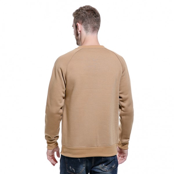 Autumn and winter Plush round neck hooded Pullover Sweater customized large size work clothes classmate party T-shirt logo