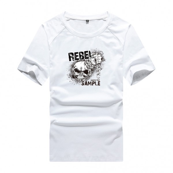 DIY custom summer men's T-shirt custom short sleeve T-shirt sports men's printing to map custom factory wholesale