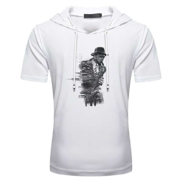 2020 summer fashion brand personalized trend printed short sleeve large men's short sleeve T-shirt to customize a hair substitute