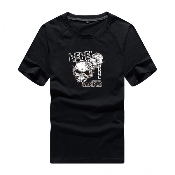 DIY custom summer men's T-shirt custom short sleeve T-shirt sports men's printing to map custom factory wholesale