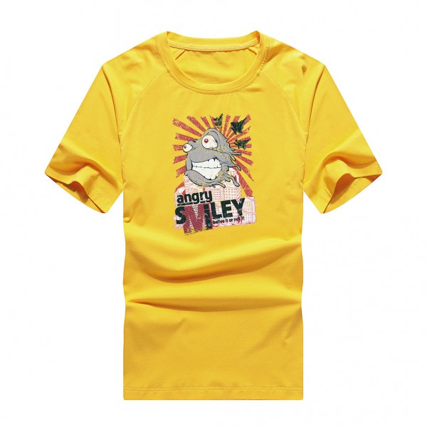 DIY custom summer men's T-shirt custom short sleeve T-shirt sports men's printing to map custom factory wholesale