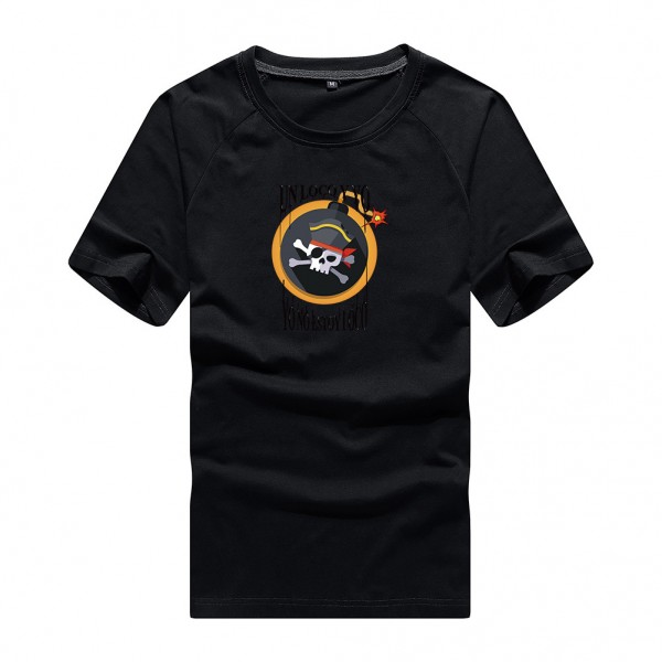 DIY custom summer men's T-shirt custom short sleeve T-shirt sports men's printing to map custom factory wholesale
