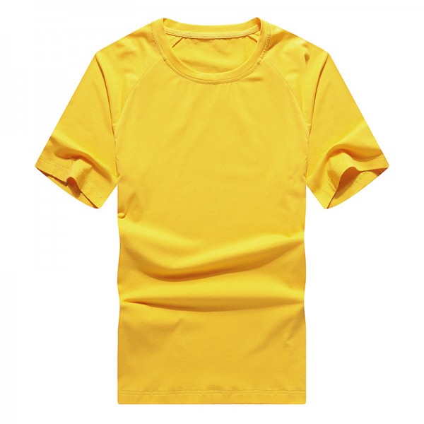Summer breathable lovers T-shirt solid round neck milk silk comfortable sports running leisure home short sleeve men's wear