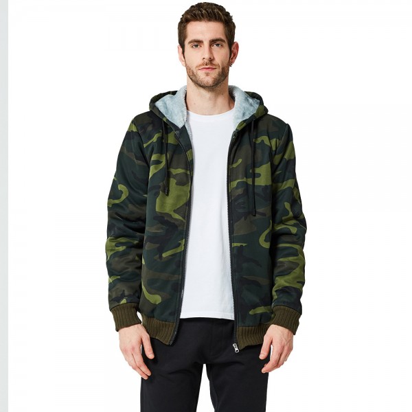 Amazon autumn and winter new men's camouflage spor...