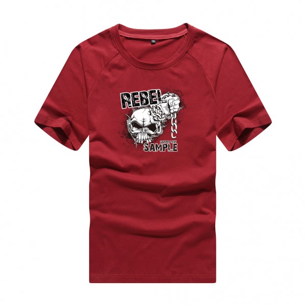 DIY custom summer men's T-shirt custom short sleeve T-shirt sports men's printing to map custom factory wholesale