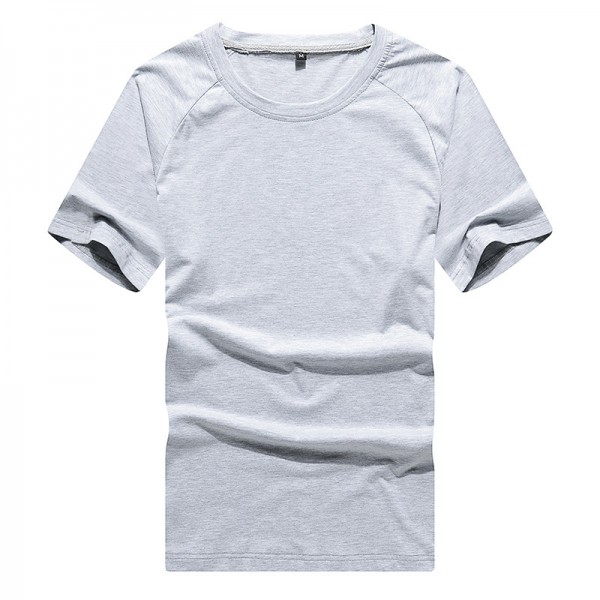 Summer breathable lovers T-shirt solid round neck milk silk comfortable sports running leisure home short sleeve men's wear