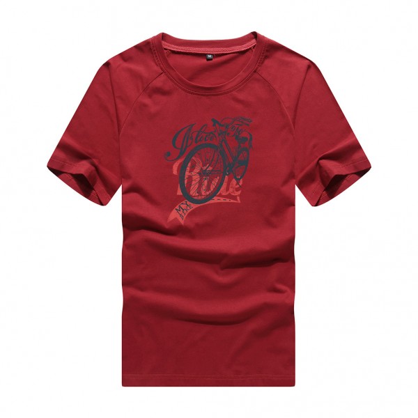DIY custom summer men's T-shirt custom short sleeve T-shirt sports men's printing to map custom factory wholesale