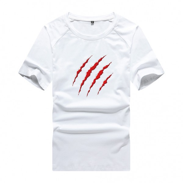 DIY custom summer men's T-shirt custom short sleeve T-shirt sports men's printing to map custom factory wholesale