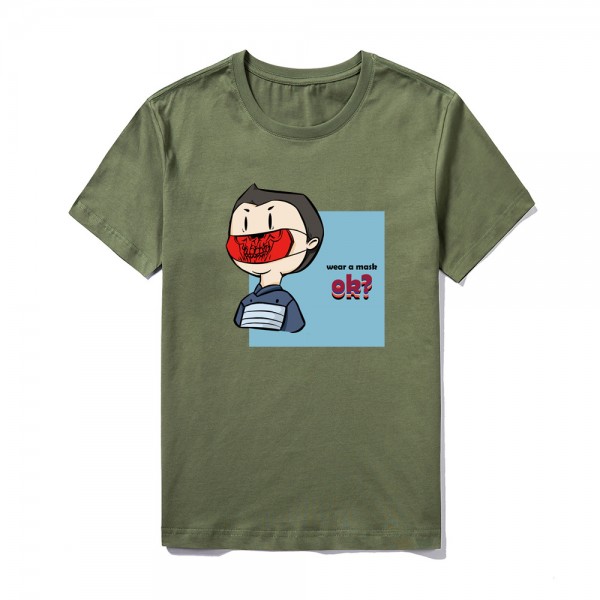 Cross border short sleeve men's 2021 new Hong Kong fashion brand t-shirt men's fashion summer half sleeve base shirt men's multi style