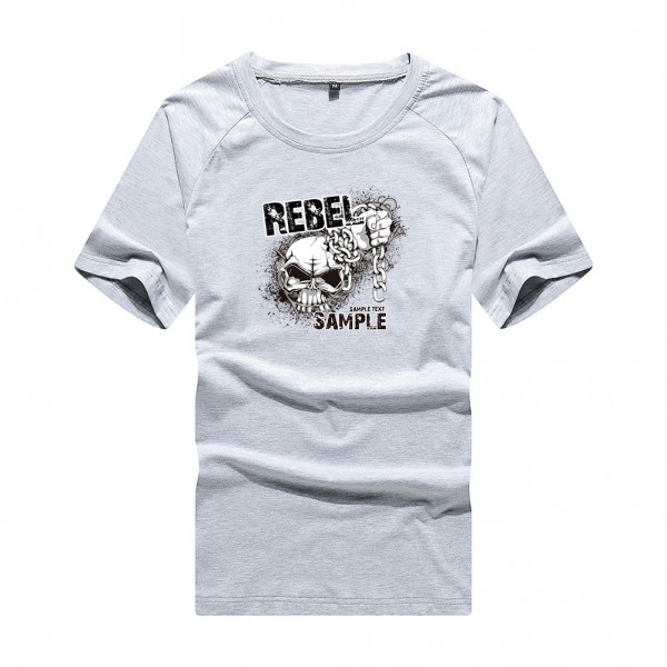 DIY custom summer men's T-shirt custom short sleeve T-shirt sports men's printing to map custom factory wholesale
