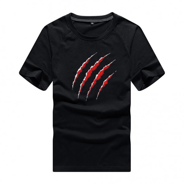 DIY custom summer men's T-shirt custom short sleeve T-shirt sports men's printing to map custom factory wholesale
