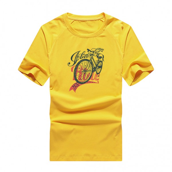 DIY custom summer men's T-shirt custom short sleeve T-shirt sports men's printing to map custom factory wholesale