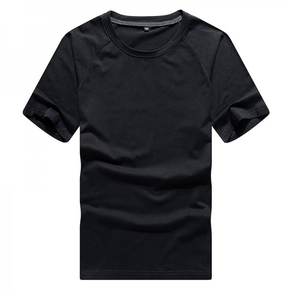 Summer breathable lovers T-shirt solid round neck milk silk comfortable sports running leisure home short sleeve men's wear