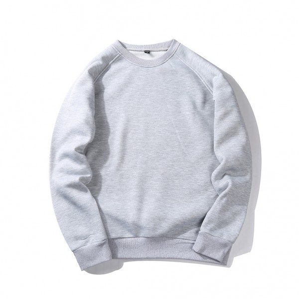 2021 spring and autumn new men's sweater loose color contrast stitching fashion brand top European, American and Japanese round neck men's sweater