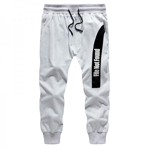 Hooded short sleeve 2-piece cardigan zipper hooded contrast short T-shirt English Print Capris men's sports fashion
