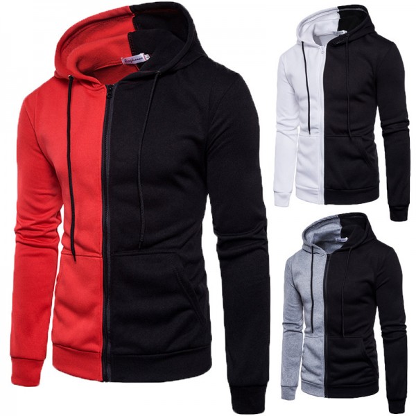 European cross border new casual men's Hooded Swea...