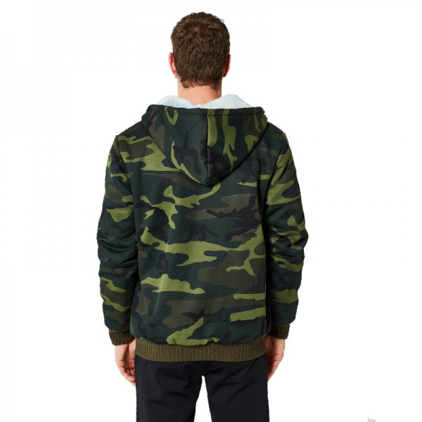 Amazon autumn and winter new men's camouflage sports sweater men's fashion European and American sweater hooded casual men's sweater