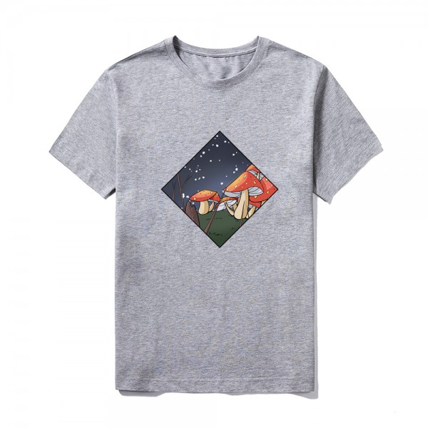 2021 new summer men's short sleeve t-shirt men's f...
