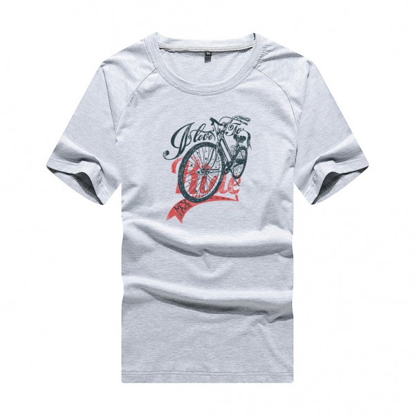 DIY custom summer men's T-shirt custom short sleeve T-shirt sports men's printing to map custom factory wholesale