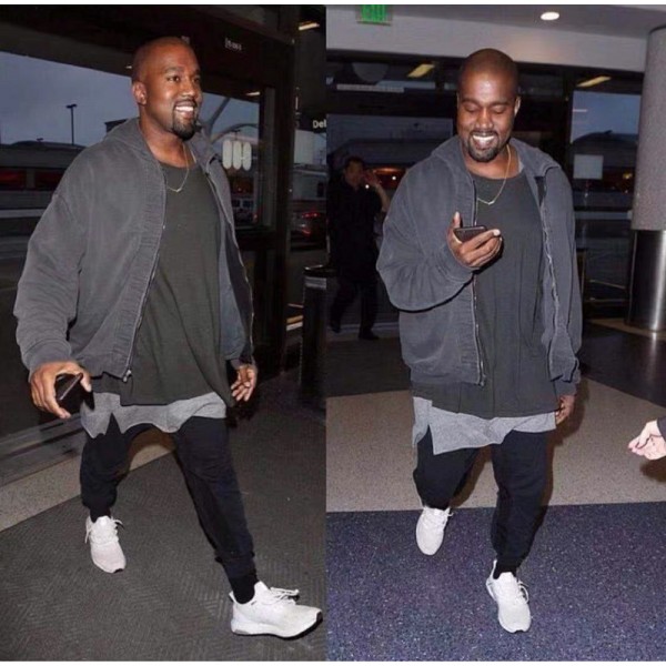 Europe and America Kanye Kanye same style high street retro loose washing Terry drop feeling Leggings casual pants men's pants