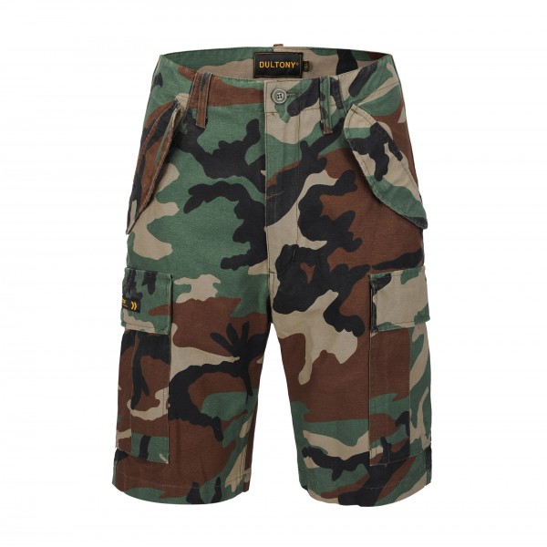 Summer new men's clothing classic military trend wind Multi Pocket camouflage black army green tooling men's shorts