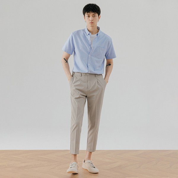 Men's slim and fashionable pants in summer 2021