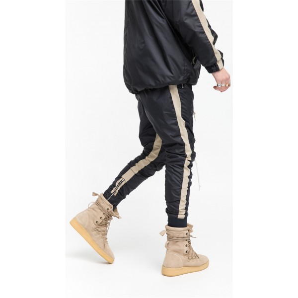 European and American high street trend new men's wear side Stripe Men's sportswear zipper Leggings hip hop casual pants men's wear